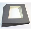 Pack of 10 SILVER 8x10 Picture Mats Matting with White
