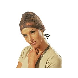 SIBEL Large Fitted Tie Hair Night Setting Net - BROWN -1143733-15
