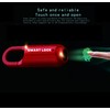 Smart Fingerprint Padlock Biometric Red for Luggage Suitcase Locker Waterproof