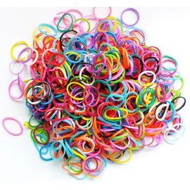 PET SHOW Pet Rubber Bands for Doll Dog Cat Hair Bows Grooming Accessories Color Assorted Pack of 1000