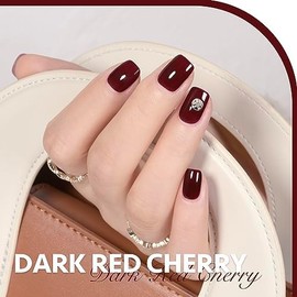 GAOY- Esmalte de uñas en gel rojo, 16 ml, esmalte en gel para remojo, curado con luz ultravioleta para manicura casera DIY, 1149