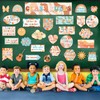 Groovy Class Rules Bulletin Board Decorations - Motivational Cutouts for