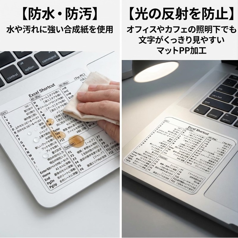 KUMORINO Short Cut Key Seals, Set of 2, Quick Stick