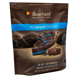 Belgian Milk Chocolate Napolitains 35.3 OZ (2.2 LB/1KG)