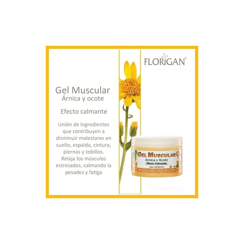 Arnica and Ocote Muscle Gel 350grs.