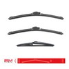 2MPLASTIC Front and Rear Windshield Wiper Blade For Toyota Venza