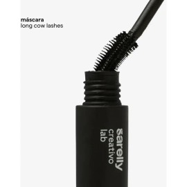 Máscara de Pestañas Sarelly Long Cow Lashes Negra con Pantenol