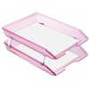 Acrimet Facility 2 Tier Letter Tray Front Load Plastic Desktop