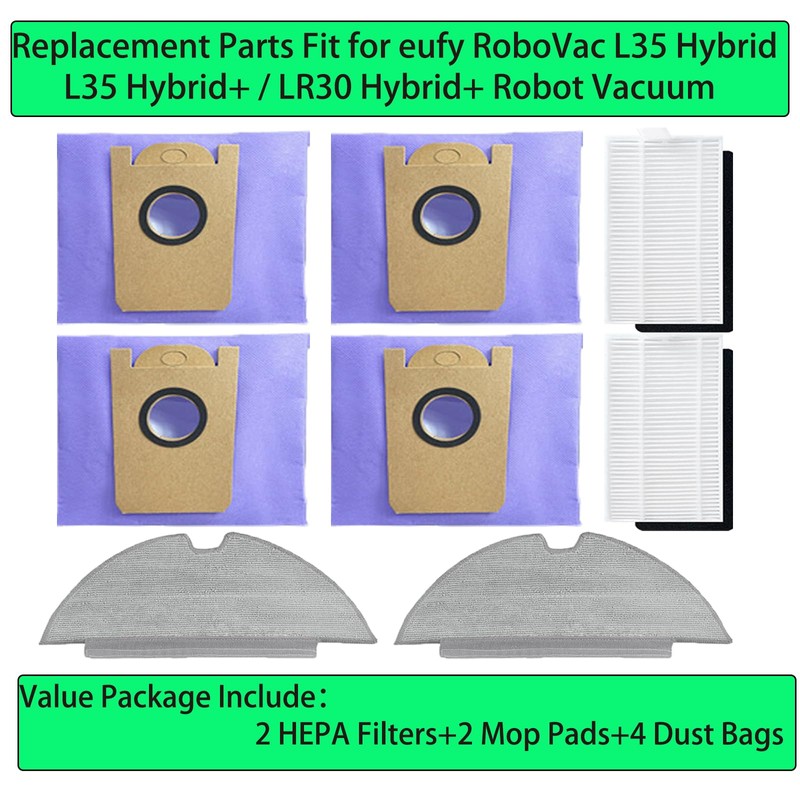 Replacement Spare Parts for eufy RoboVac L35 Hybrid / L35