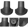 Weicoca 2Pcs Black Golf Bag Stand Foot Replacements - Non-Slip