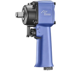 Airboss AW-100T 1/2" Mini Air Impact Wrench – Compact Design, 598 ft-lb Max Torque, 700 ft-lb Breakaway Torque, Twin Hammer Mechanism for Industrial and Automotive Use