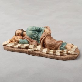 Veronese Design 8 1/4 Inch Sleeping Saint Joseph Polyresin Hand Painted Statue Religious Home Decor Gift Collectible