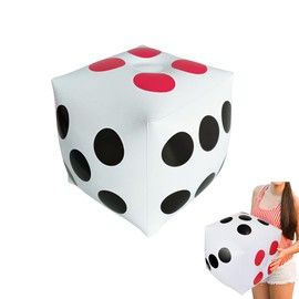 Cubi gonfiabili da 30 cm, robusti dadi jumbo per interni ed esterni, ideali per giardino, feste in piscina, giochi con prato e giochi da società, enorme cubo grande giocattolo per bambini e adulti