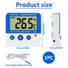 Digital Freezer/Fridge Thermometer with Magnetic Mount and Stander Digital Thermometer