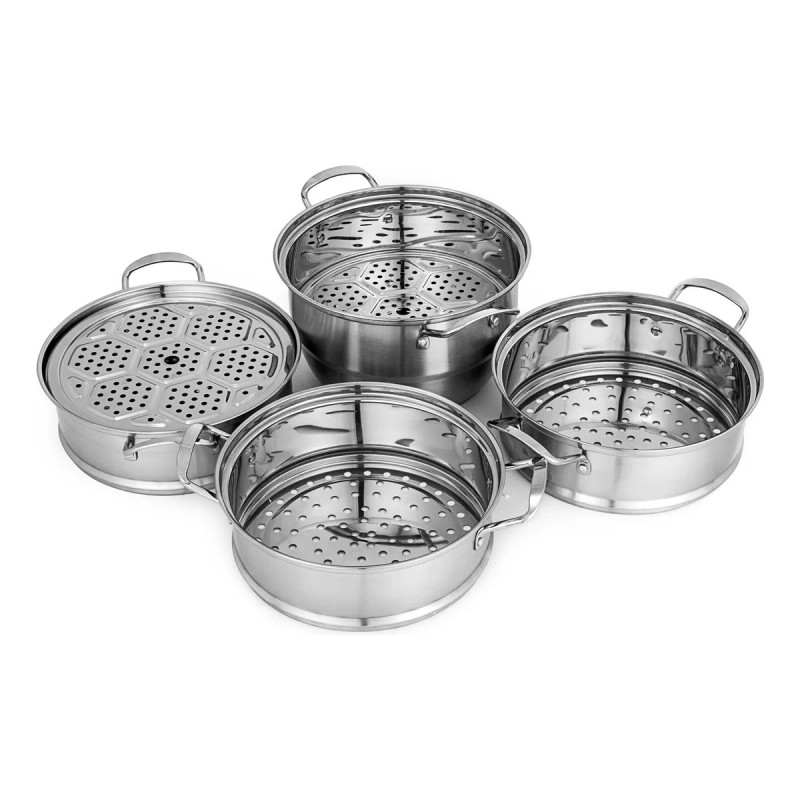 Vevor Olla De Vapor 5 Niveles Vapor De Alimentos Calefacción