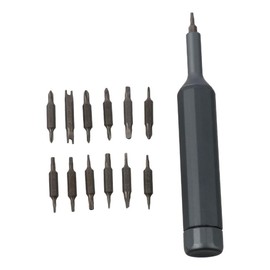 SSHHUI 27 in 1 Manual Screwdriver,Precision Screwdriver Set,hidden Batch Head Mini Screwdriver and Grey S2 Alloy Steel Bit