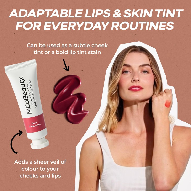 MCoBeauty - Cheek and Lip Tint - Gel-Cream Formula for