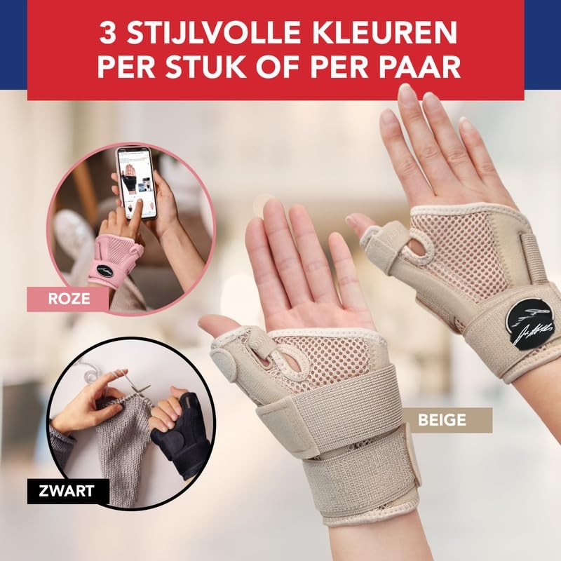 Doctor Developed Thumb Support Brace & Doctor Handbook - Thumb