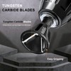 Luckyway 1/8"-3/4" Deburring External Chamfer Tool, Tungsten Carbide Blade, Deburring