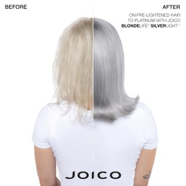 Joico Blonde Life Color Enhancing Masque | For Blonde Hair | Color Depositing Treatment | Maintain Unique Blonde Tones | Fortified With Monoi & Tamanu Oil | Silver| 5.1 Fl Oz
