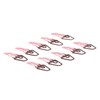 100 Pcs Shaped Paper Clips 2 Color Ice Cream Shape