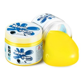 DNA MOTORING TOOLS-00256 Car Cleaning Jelly Auto Detailing Tool Universal Car Clean Gel Auto Interiors Home & Office Electronics Cleaning,Yellow