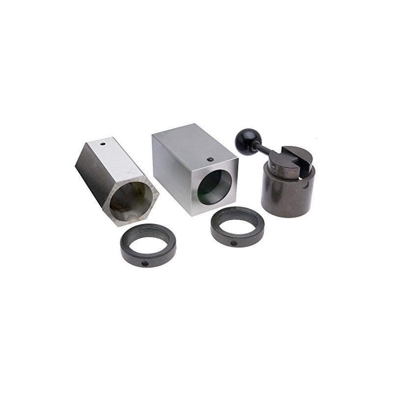 Series 5C 1/16-1-1/16" Capacity 5 Piece Collet Block Set