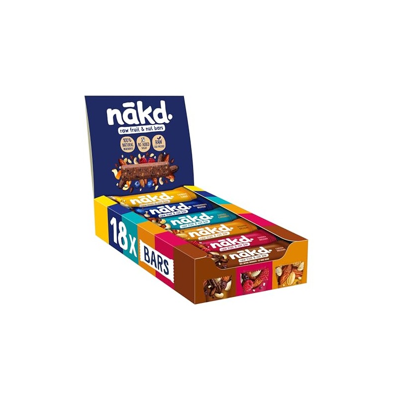 Nakd Pack Multisabores - Barritas Raw de Fruta y Frutos