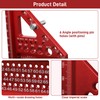 Fentar 3-D Speed Square, 22.5-90° Aluminum Alloy Combination Square, Accurate