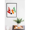 Canada India Friendship Flag, Indian Desk Flag,Canada Indian Desk Flag,Twin