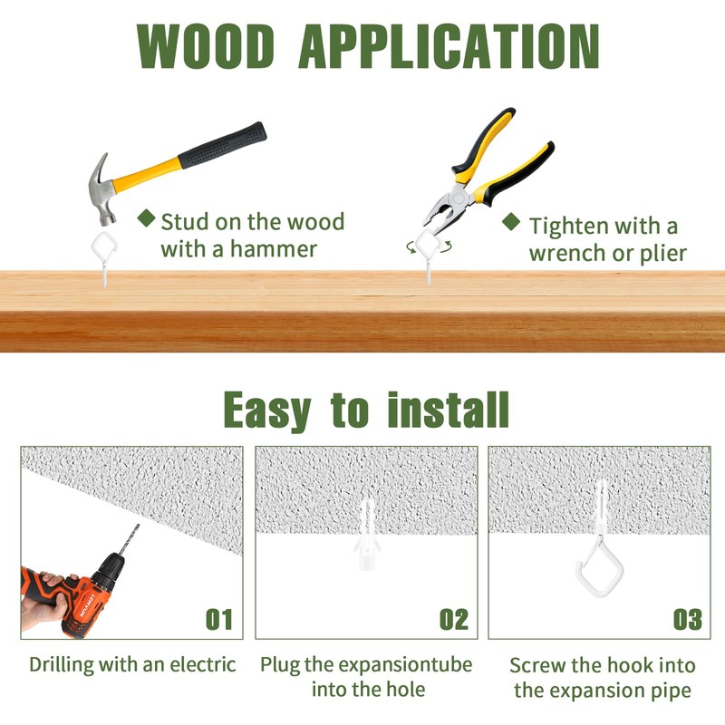 Hooks for Hanging,Screw Hooks,Screw in Hooks,Ceiling Hooks,Wall Hooks,Cup Hooks,Hooks for