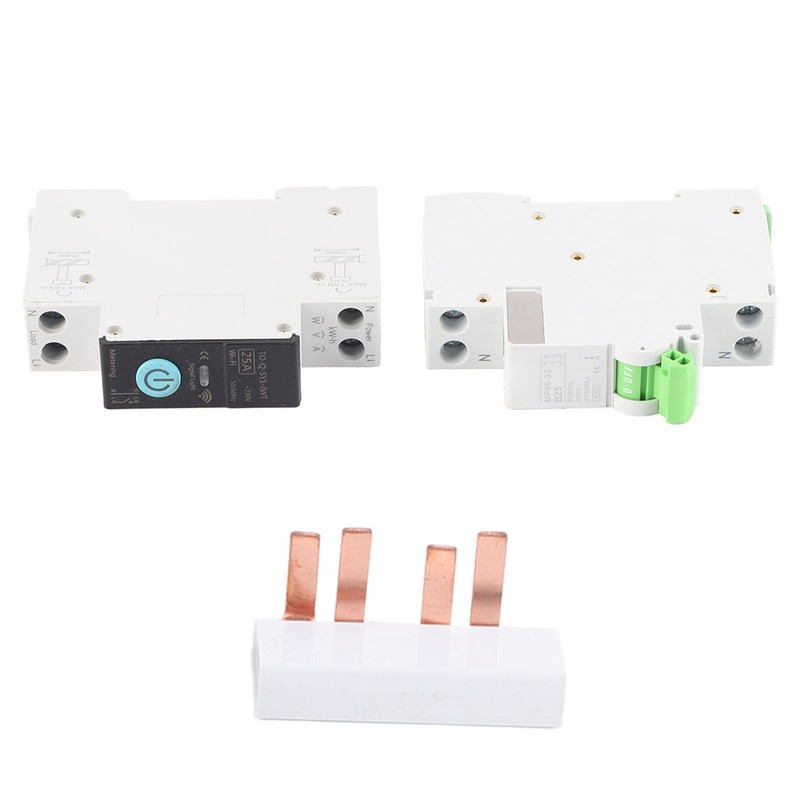 Smart WiFi Circuit Breaker with Metering Remote Control Timer Home