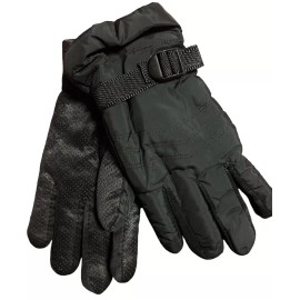 ThermaX Faux Fur Lined Winter Gloves for Extra Warmth & Comfort - One Size Black