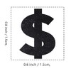 Dollar Sign Rubber Stamp, 3/5 Inch Small Mini Stamp for