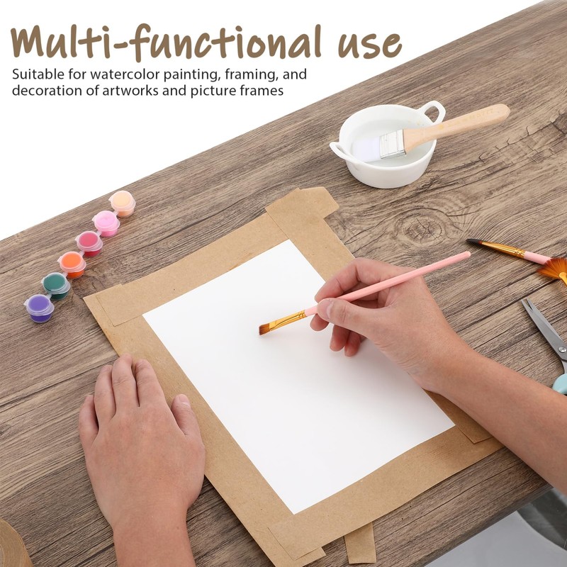 TEHAUX 2 Rolls Water Activated Tape Line Picture Frame Tape