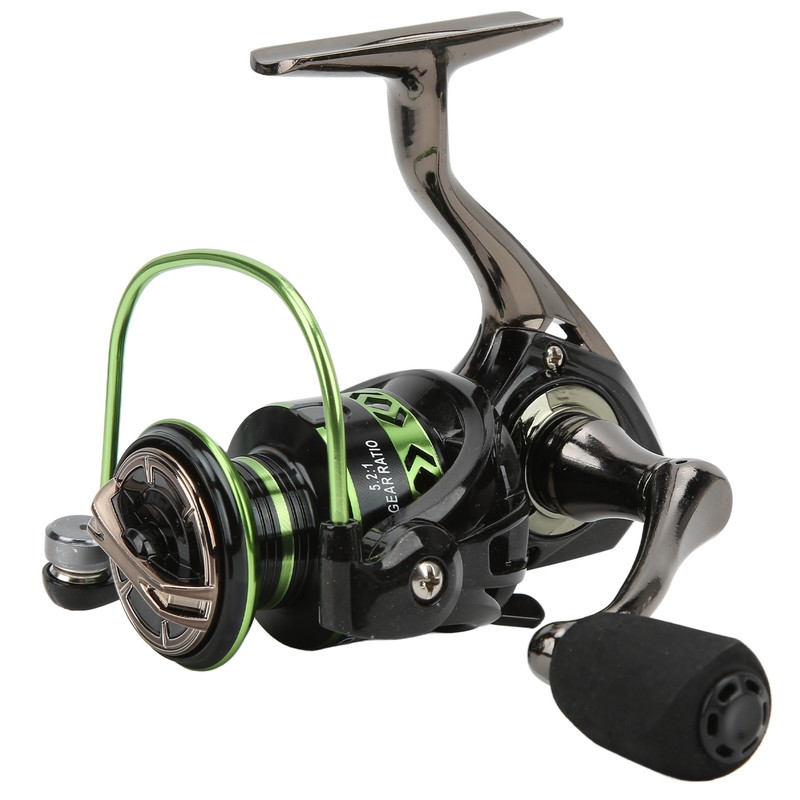 All Metal Fishing Line Wheel 45° Large Chamfer 5.2:1 Spinning