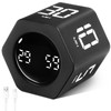 Foyucool Hexagon Digital Productivity Timer, Rotating Pomodoro Timer with 1-5-10-30-60