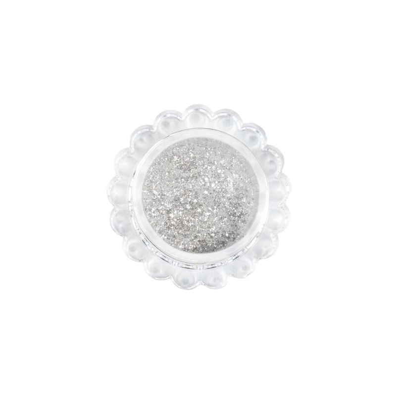 Colour Mill Glitz Blend Powder Food Color, 10 Milliliters Silver