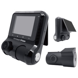 innowa 3Vision 3 Camera, Front, Middle and Rear 3 Cameras, Simultaneous Recording, Drive Recorder, Constant/Impact Recording, 64 GB SD Card Included
