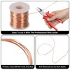 99.9% Soft Copper Wire,16 Gauage(1.3 mm),1 Pound 128ft Spool Pure