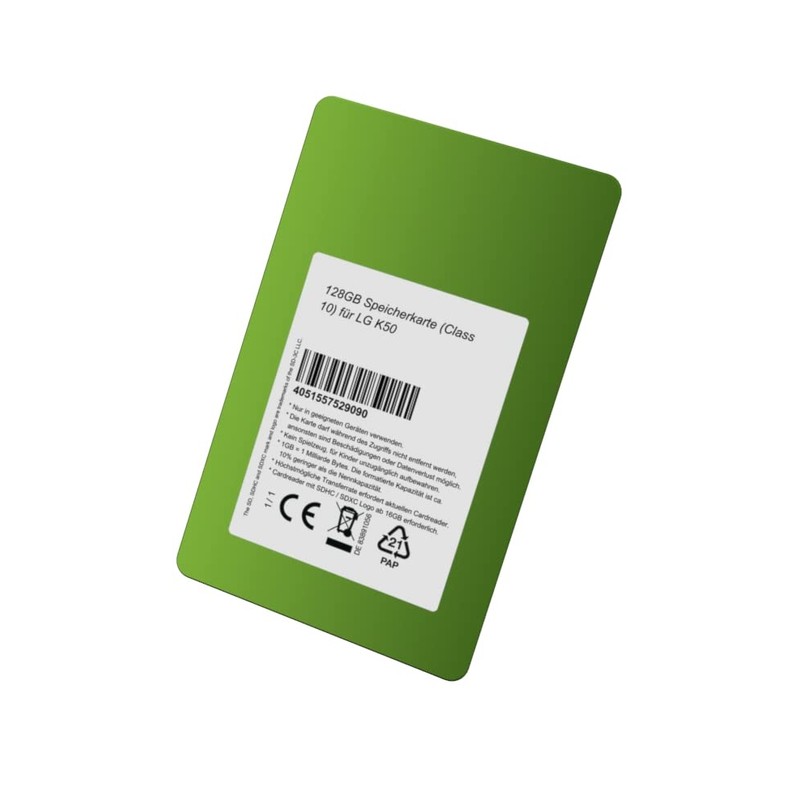 128 GB Memory Card Class 10 for LG K50
