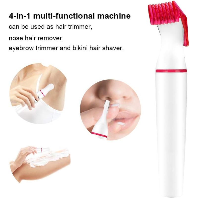 Depiladora eléctrica 4 en 1 Nurnesy Nurnesyvfe4gkcts6 para cejas, bikini