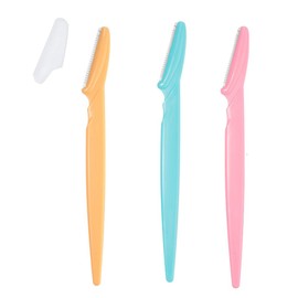 Eyebrow Razor for Face and Eyebrow Sensitive Skin Safety Guard for Women Eyebrow, Female Razor, Face Makeup, Mixed Color, Pack of 3