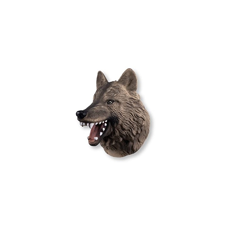 Wild Play Dolls - Wolf by Deluxebase Kids Animal Hand