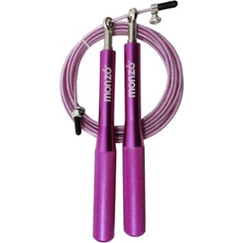 MONZÓ Cuerda para Saltar ALUMINIO Ideal para CROSFIT, FUNCTIONAL FITNESS, BOX Cuerda para saltar Crossfit Gym Fitness Rope Cuerda para saltar Profesional Cuerda para Saltar Cuerdas para Saltar