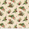 Wilmington Prints Tartan Holiday Foliage Toss, Fabric by The Yard