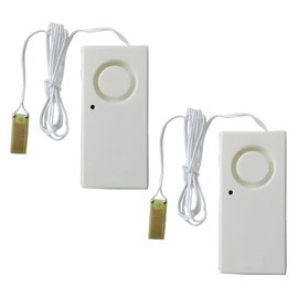 HAMILO Water Leak Detector, Water Leak Alarm, Water Overflow Sensor Detector, Approx. 120 dB and above, 2 Piece Set