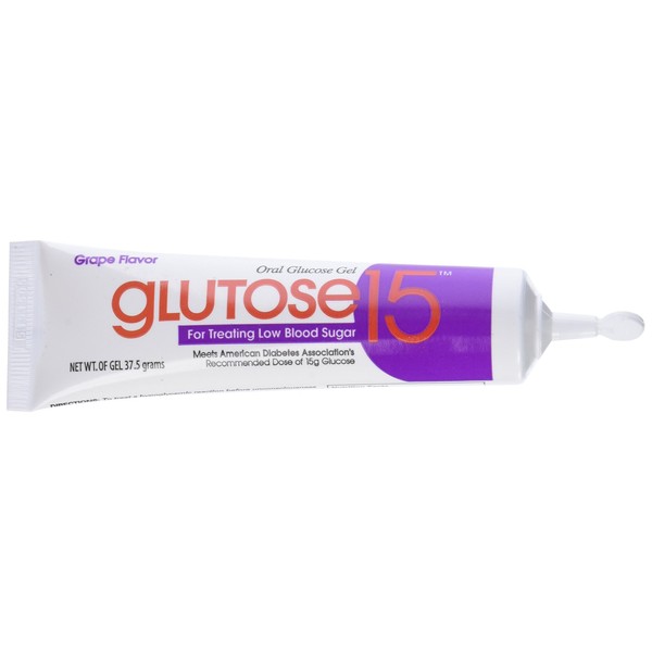 PADDOCK LABORATORIES Glucose Gel Tube, Grape, 37.5g, 3 Count