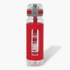 RB Leipzig Water Bottle - Arrow - Transparent/Red 0.6 L