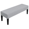 SPRINGRICO - Funda elástica para banco de comedor, extraíble, lavable,